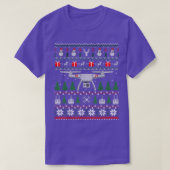 Drone Ugly Christmas SweaterFunny Quadcopter T-Shirt (Design vorne)