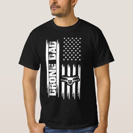Drone-Vater T-Shirt (Vorderseite)
