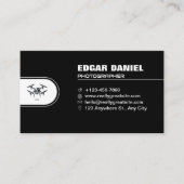 Drone Visitenkarten schwarz Visitenkarte (Vorderseite)