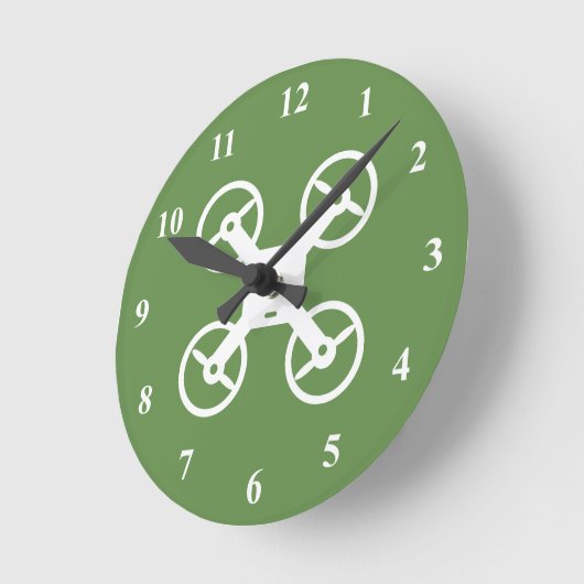 Drone-Wanduhr Runde Wanduhr (Winkel)