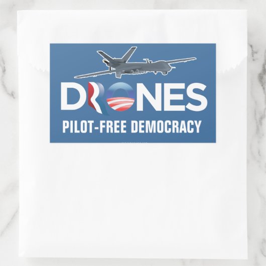 Drones 2012 Sticker (Tasche)