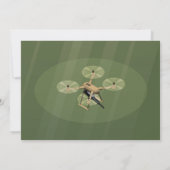 Drones Flying Birthday Army Camouflage Foto Einlad Einladung (Rückseite)