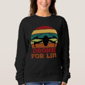 Drones For Life   Men Sweatshirt (Vorderseite)