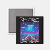 Drones New Jersey The Mystery Over New Jersey Funn Magnet (Vorderseite/Rückseite)