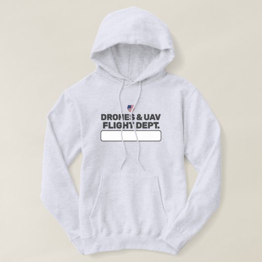 Drones & UAV Flight Dept.™ Kapuzenpullover Hoodie (Design vorne)