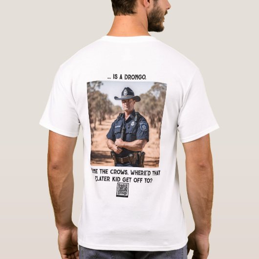 Drongo Line T - Shirt (Rückseite)