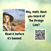 Drongo Line Window Cloning Fensteraufkleber (Blatt 3)