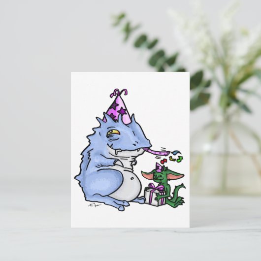 Drool Postkarte (Stehend Vorderseite)