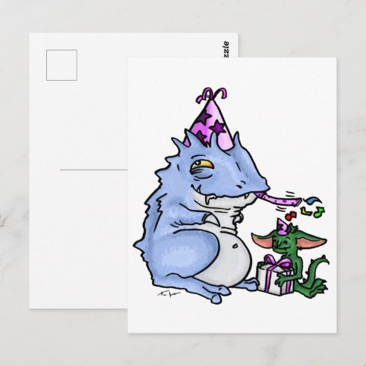 Drool Postkarte (Vorne/Hinten)