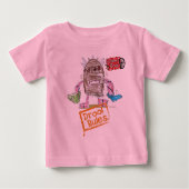 Drool Rules Scrap Kins Bio Baby T-shirt (Vorderseite)