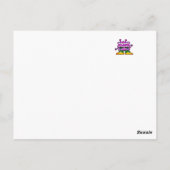 Drooling Alien Postkarte (Rückseite)