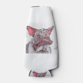 DROOLING. DOGUE DE BORDEAUX  FLASCHENKÜHLER (Vorderseite)