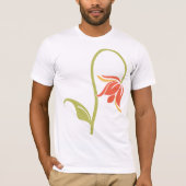 Drooping Blume Mens T - Shirt (Vorderseite)