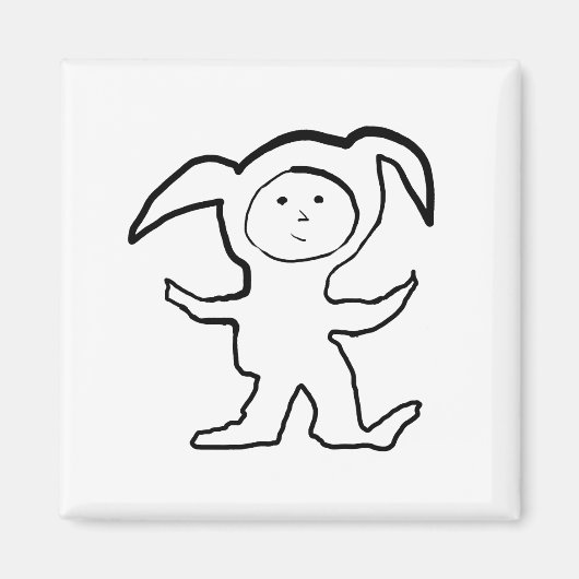 Droopy Oars von Cussdum Designs Magnet (Vorne)