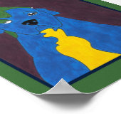 "Droopy" von Marlo Dianne Poster (Ecke)