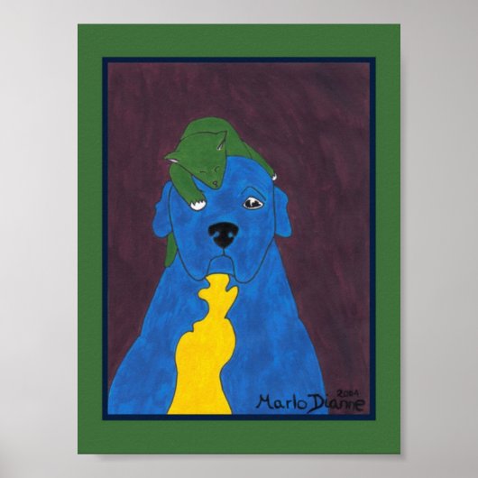 "Droopy" von Marlo Dianne Poster (Vorne)