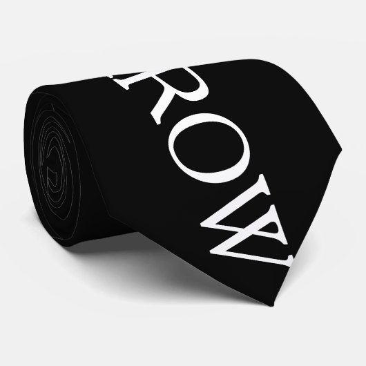 Drop A Hint Neck Tie Krawatte (Gerollt)