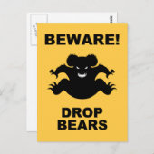 Drop Bären! Postkarte (Vorne/Hinten)