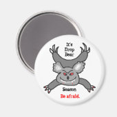 Drop Bear Magnet (Vorderseite/Rückseite)