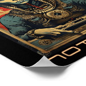 Drop Beats Not Bombs Anti-Kriegs-Alien Annunaki Poster (Ecke)