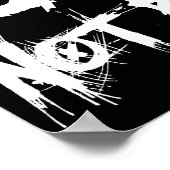 Drop Beats statt Bomben Poster (Ecke)