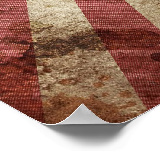 Drop Beats Vintag Poster (Ecke)