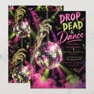 Drop Dead & Dance Halloween-Party Einladung