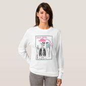 Drop Dead Gorgeous Skeleton Ästhetische Design T-Shirt (Vorne ganz)