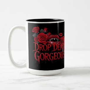 Drop Dead Gorgeous T-Shirt Zweifarbige Tasse