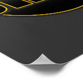 DROP DnB Drumnbass Doppel DJ Hardstyle DJ Poster (Ecke)