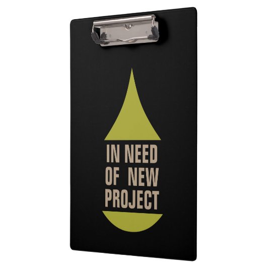 Drop Icon Need Project Gelb Klemmbrett (Links)