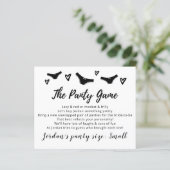 Drop Ihre Hoties Template CARD Bridal Spiel (Stehend Vorderseite)