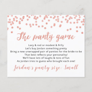 Drop Ihre Hoties Template CARD Bridal Spiel
