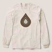 Drop Layered Artwork Tri-Blend-Shirt Tri-Blend Shirt (Design Vorderseite)