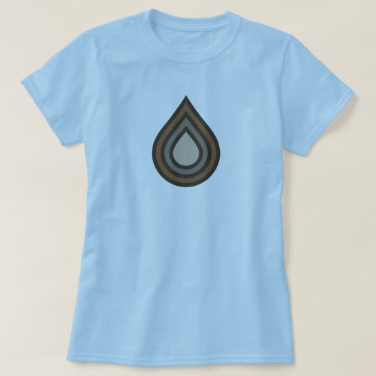 Drop Layered Artwork Women's T-Shirt (Design vorne)
