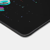 Drop Mauspad Hype Pixels Schwarz Grau  Schreibtischunterlage (Ecke)