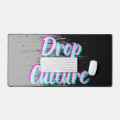 Drop Mauspad Hype Pixels Schwarz Grau  Schreibtischunterlage (Tastatur & Maus)