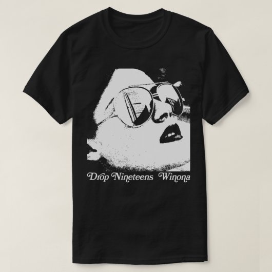 Drop Nineteens Winona 90er Shoegaze Lüfterdesign T-Shirt (Design vorne)