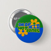 Drop Säure, keine Bomben Button (Vorne & Hinten)