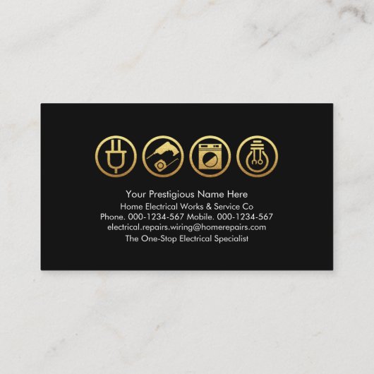 Drop Shadow Signage Visitenkarte (Rückseite)