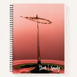 Drop Splash Spiral Notebook Notizblock