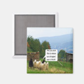 Drop Stitch Sheep Magnet (Vorderseite/Rückseite)