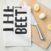Drop the beet geschirrtuch (Viertel Falte)