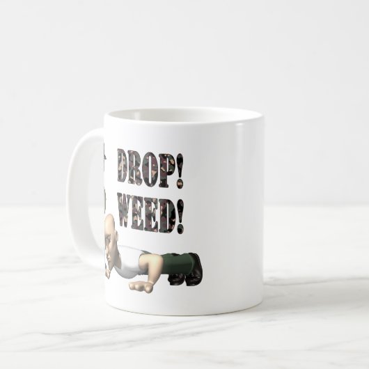 Drop Weed Kaffeetasse (Vorderseite Links)