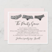 Drop your panties Game Lingerie Brautparty (Vorne/Hinten)