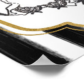 Drop your Panties Lingerie Duschzeichen Poster (Ecke)