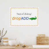DropADD-Werbebanner Poster (Küche)
