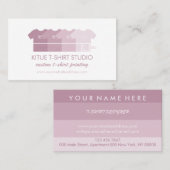 Dropdown Clothing Store Print on Demand Shirt Visitenkarte (Vorne/Hinten)