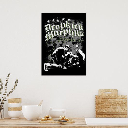 Dropkick Murphys TShirt rock murphy dropkick Stick Poster (Küche)