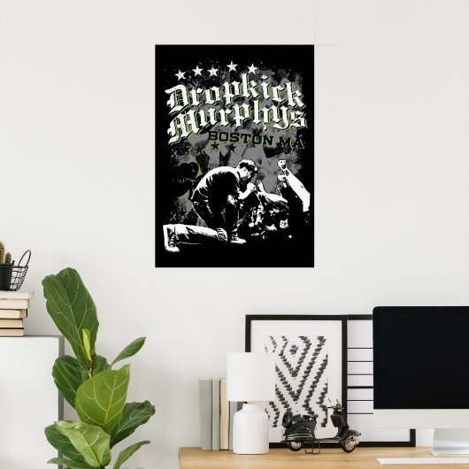 Dropkick Murphys TShirt rock murphy dropkick Stick Poster (Heimbüro)